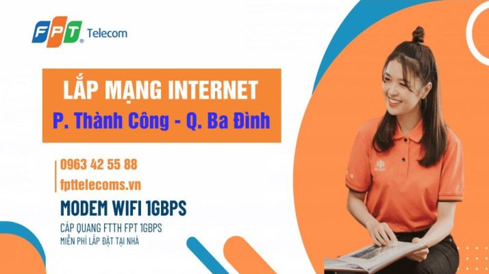 Tổng đài lắp mạng FPT Phường Thành Công - Quận Ba Đình