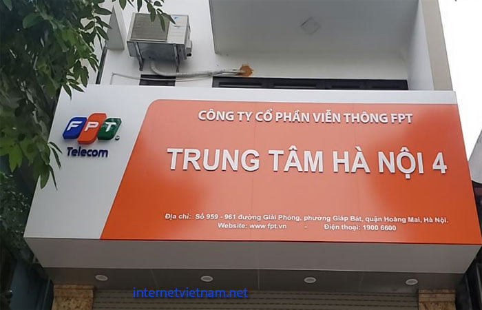 Văn phòng lắp đặt internet truyền hình FPT Hoàng Mai