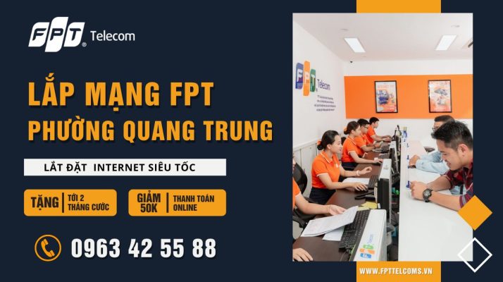 Đăng ký lắp mạng FPT Phường Quang Trung Quận Hà Đông