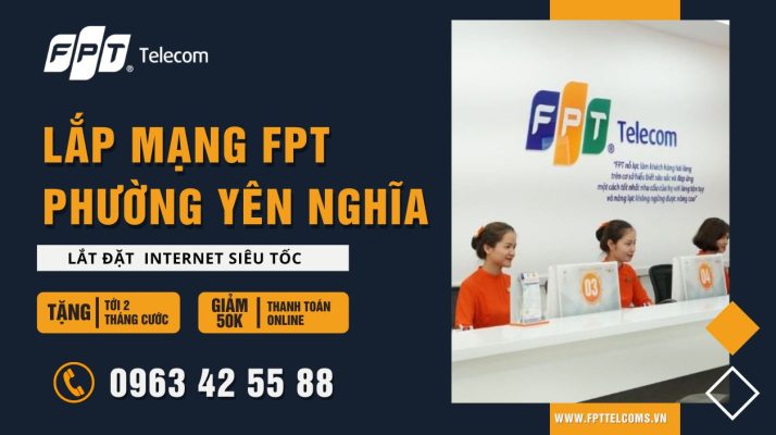 Đăng ký lắp mạng FPT Phường Yên Nghĩa Quận Hà Đông