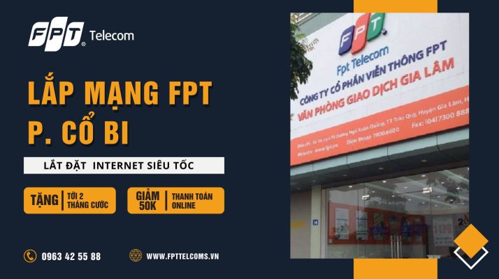 Tổng đài đăng ký lắp mạng FPT Phường Cổ Bi, Quận Gia Lâm